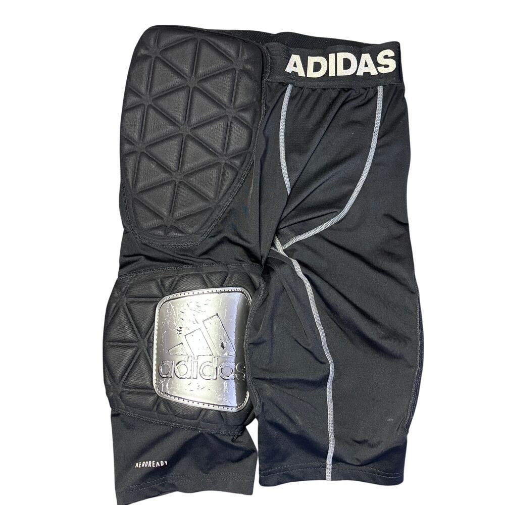 Adidas Aeroready Shorts Mens Small Black Compression Football Padded Training